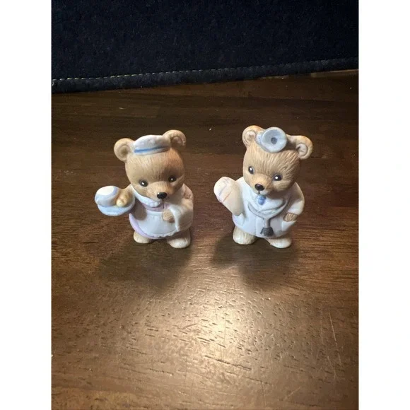 Set of‎ 6 Vintage Homco Career Professional Bears Home Interior Figurines # 8820 - Picture 4 of 11